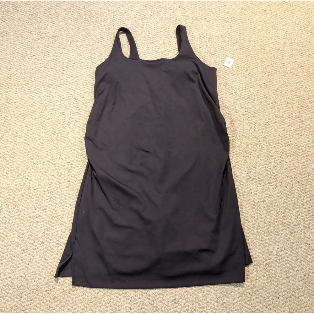 Old Navy PowerSoft Active Mini Dress Womens L Black Sleeveless Workout